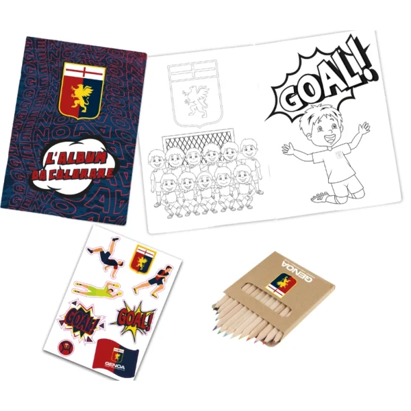 Set album da colorare Genoa