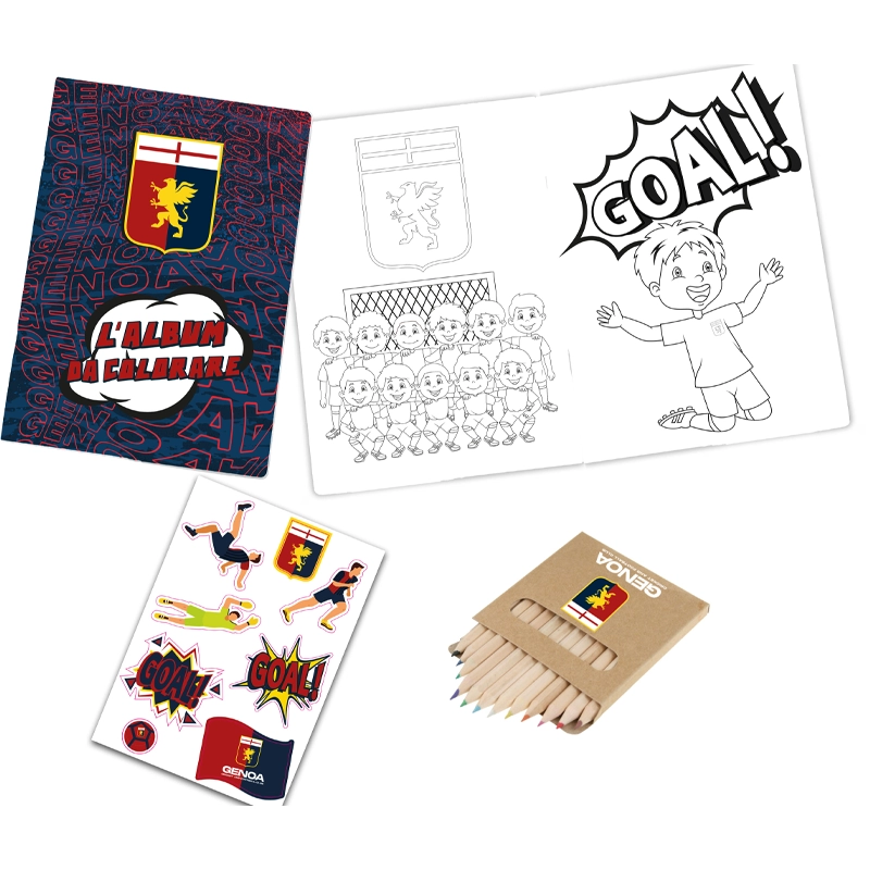 Set album da colorare Genoa